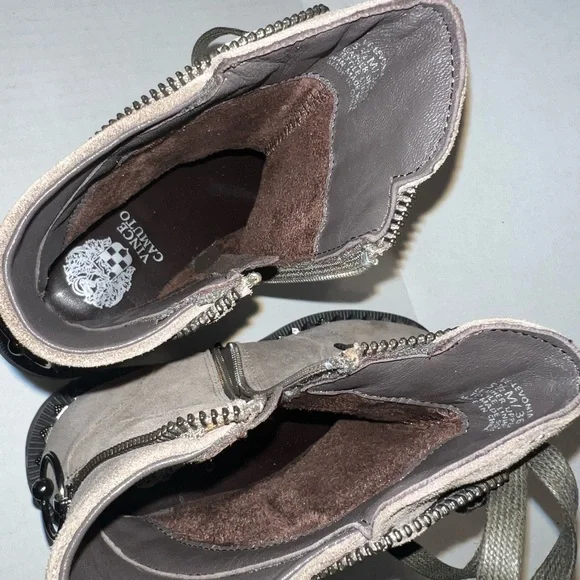 Vince Camuto Levonia Studded Suede Moto Boots NWOT! - Picture 11 of 13